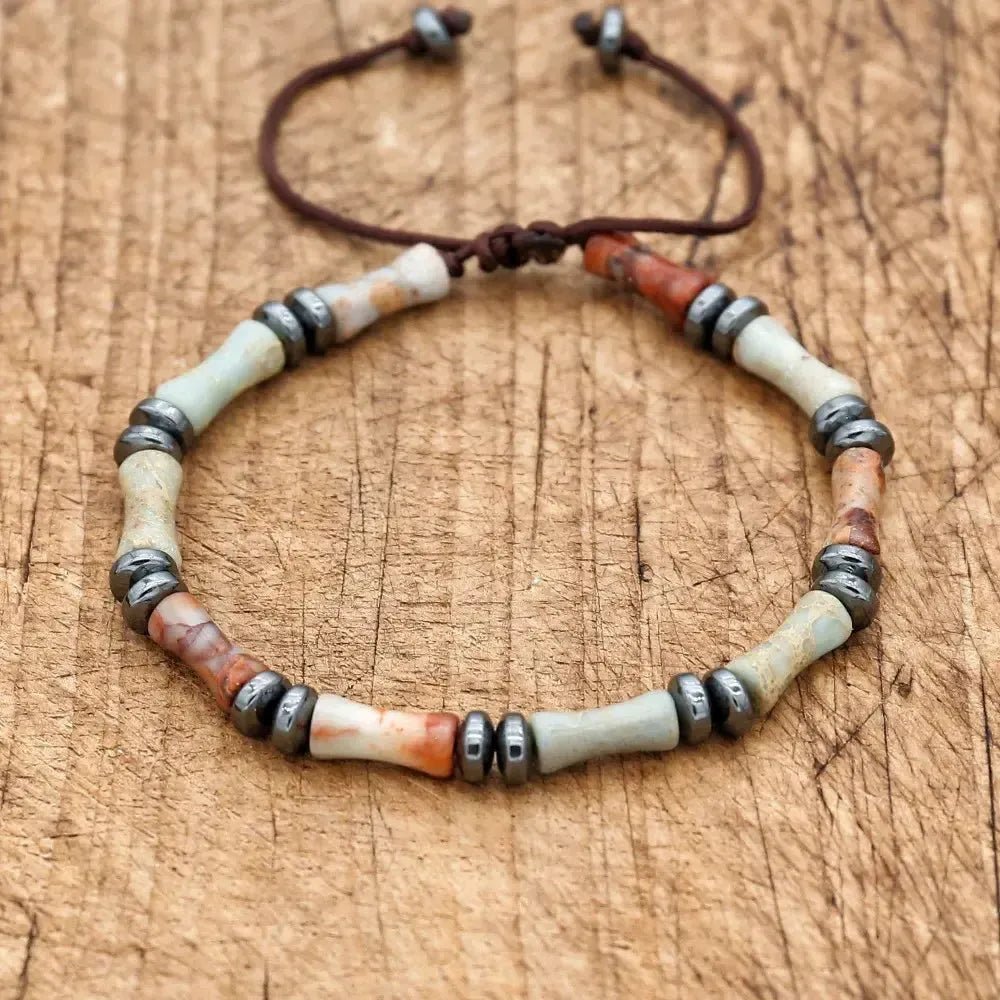 Bracelet Stabilité en Shoushan et Hématite