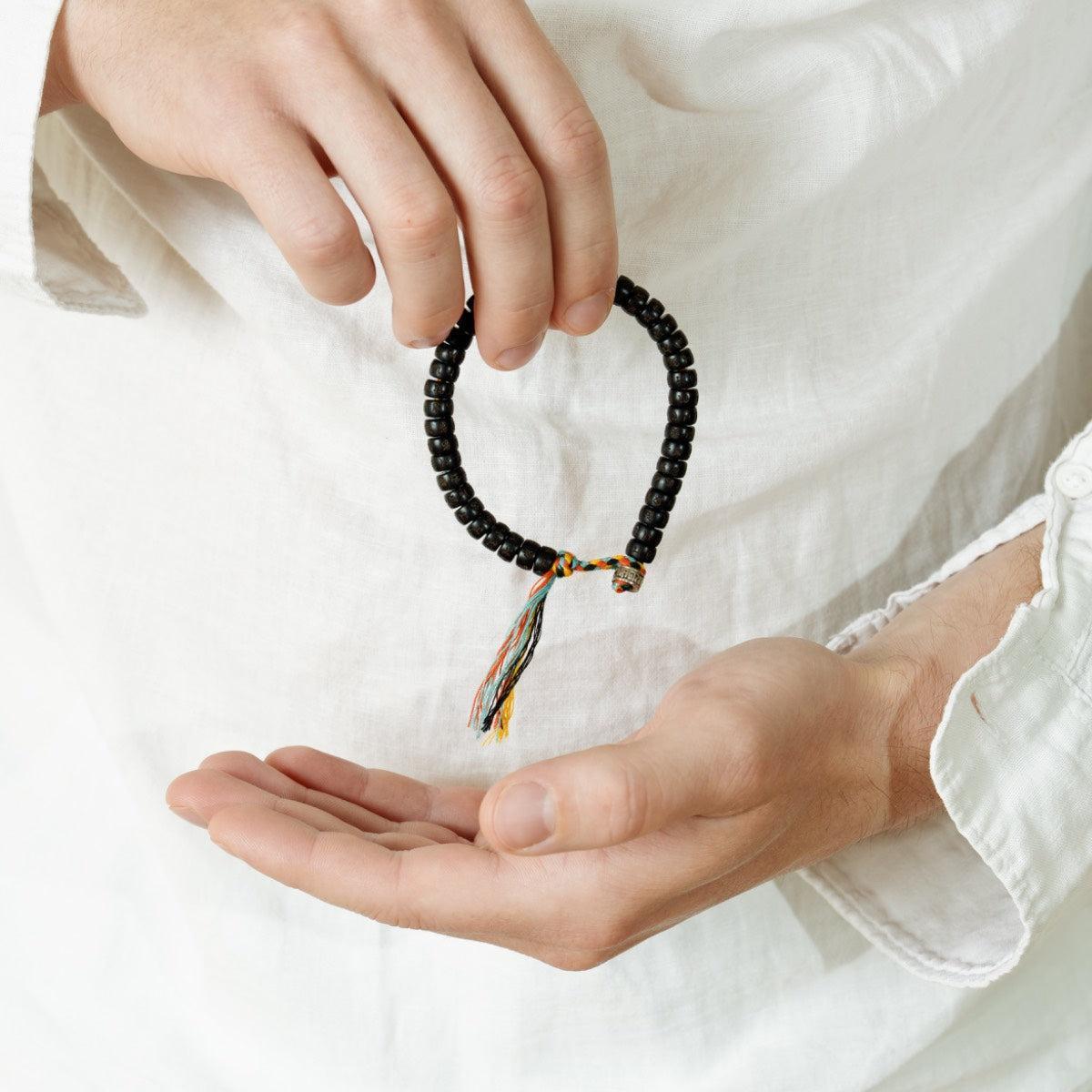 Bracelet tibétain bouddhiste mantra de grande compassion