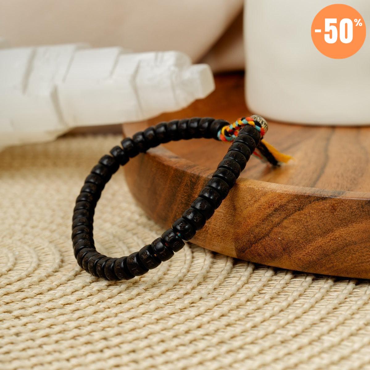 Bracelet tibétain bouddhiste mantra de grande compassion