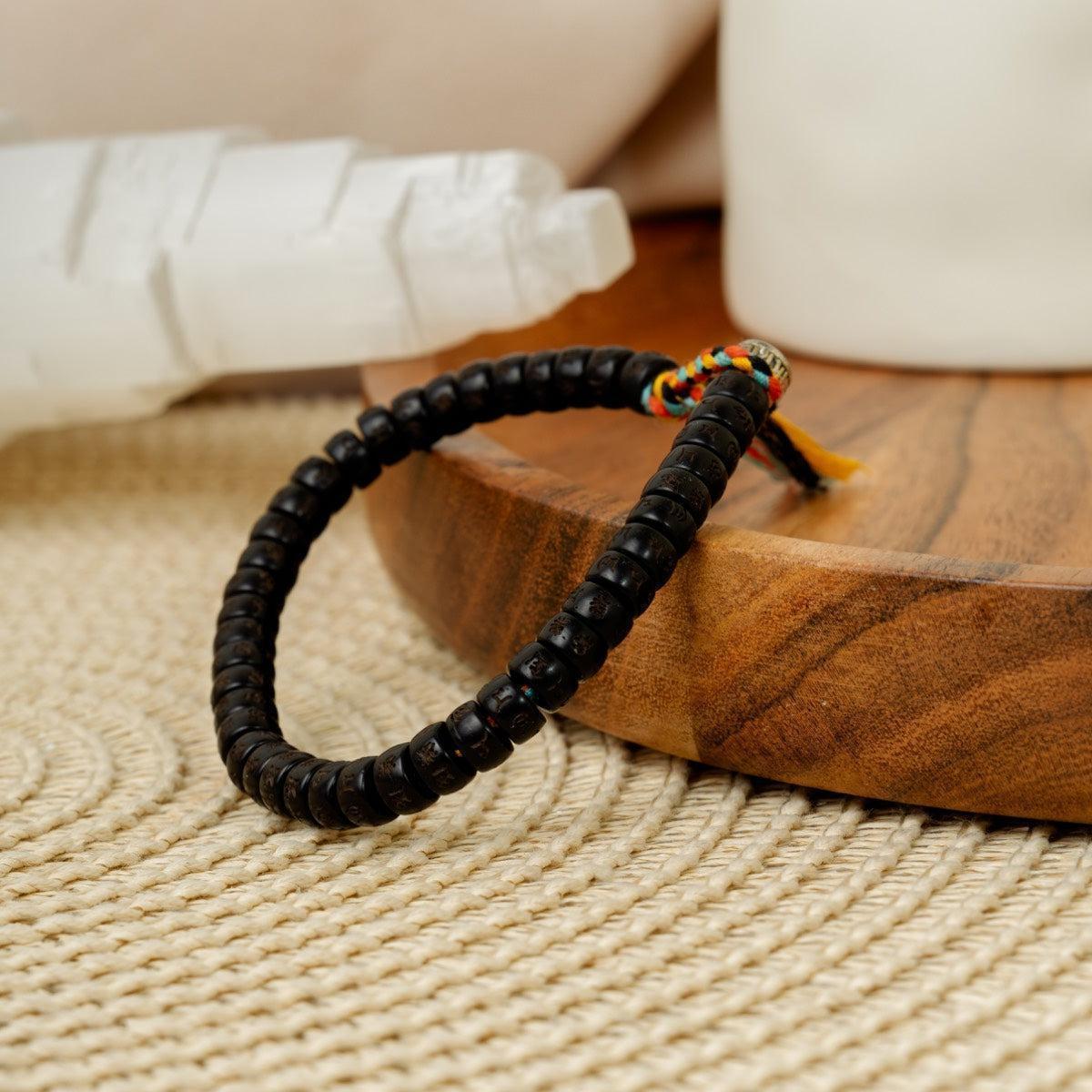 Bracelet tibétain bouddhiste mantra de grande compassion