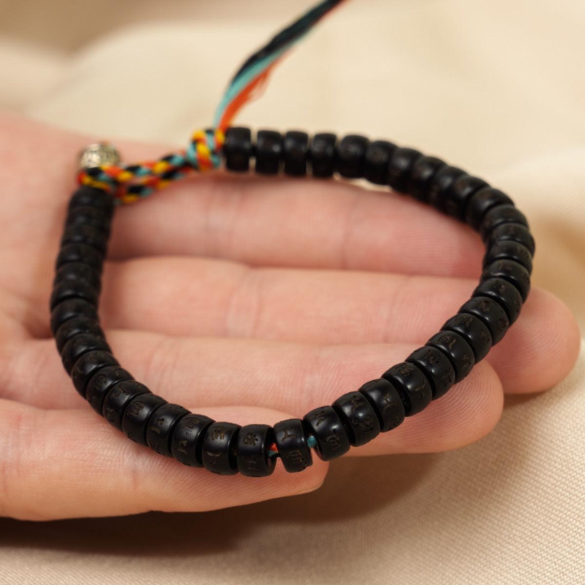 Bracelet tibétain bouddhiste mantra de grande compassion