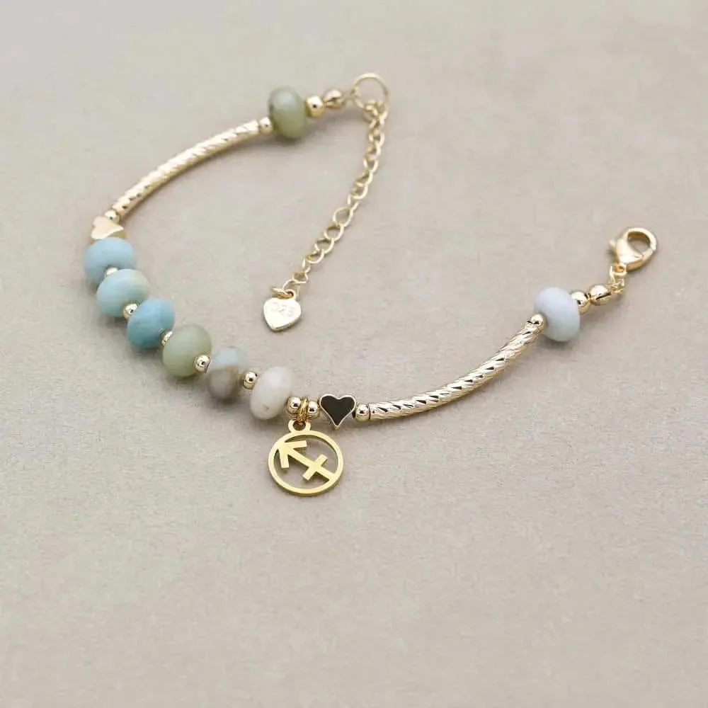 Bracelet Zodiaque en Amazonite