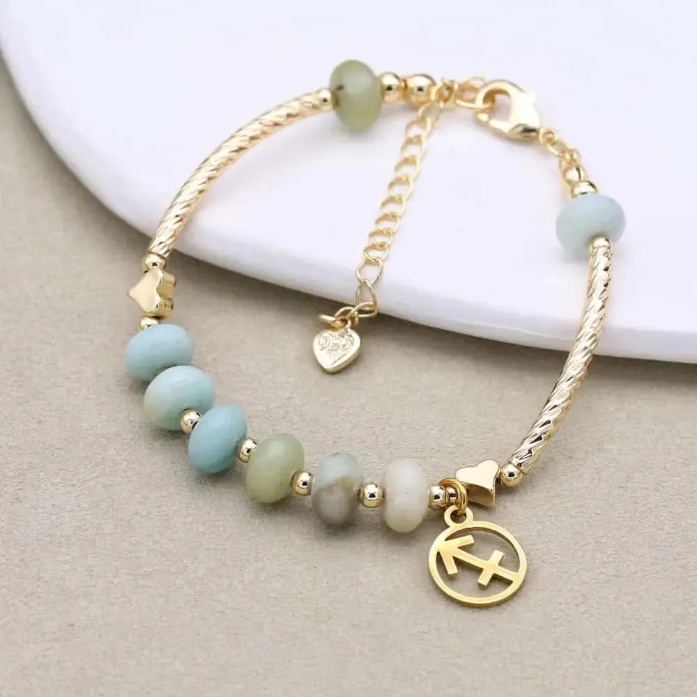 Bracelet Zodiaque en Amazonite