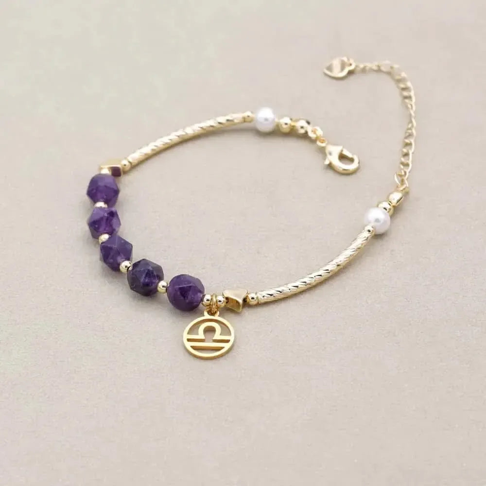 Bracelet Zodiaque en Améthyste