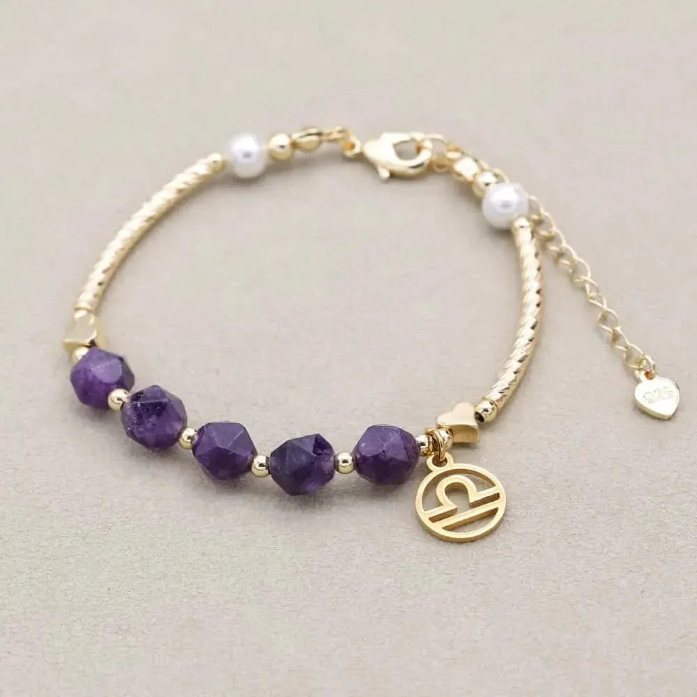 Bracelet Zodiaque en Améthyste
