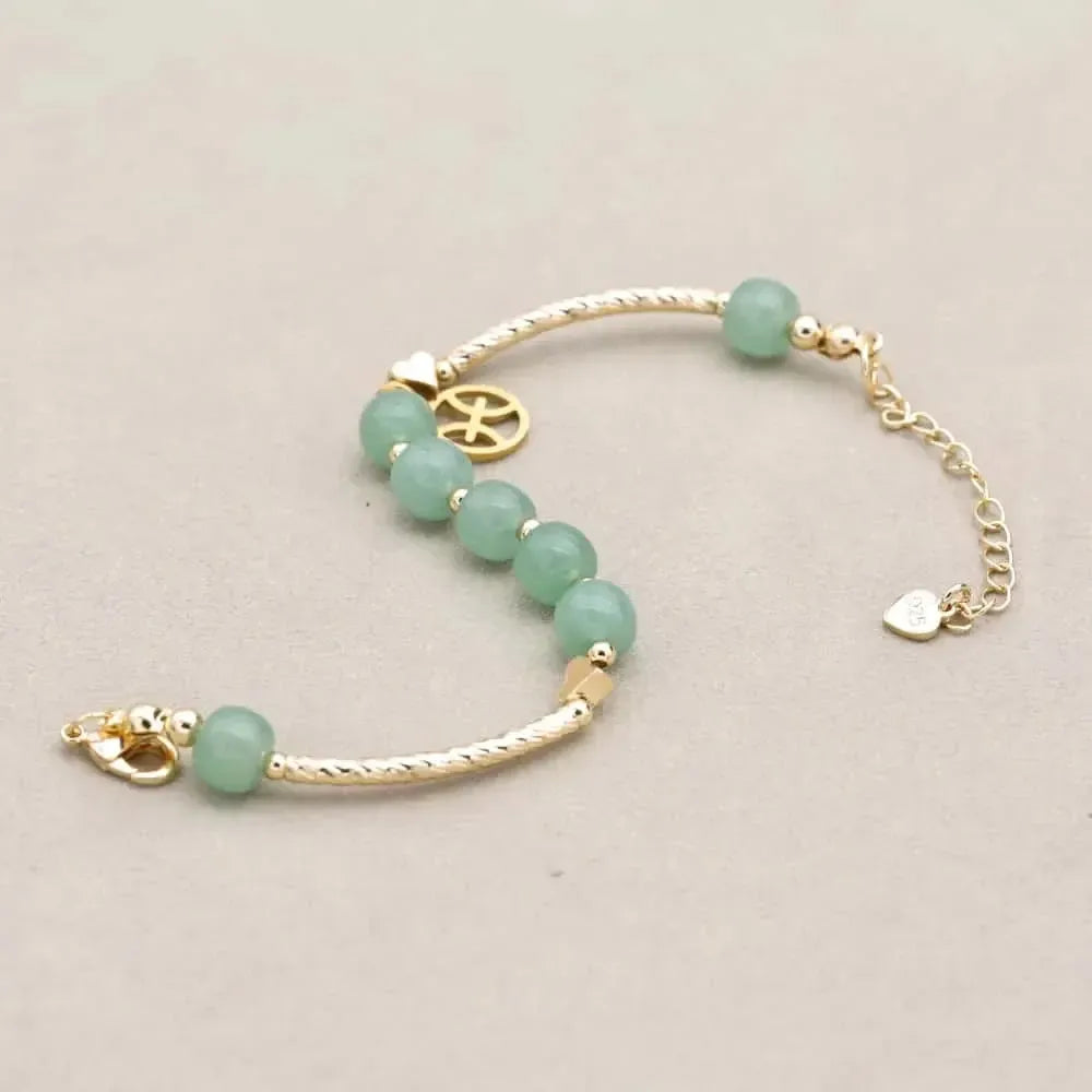 Bracelet Zodiaque en Aventurine Verte