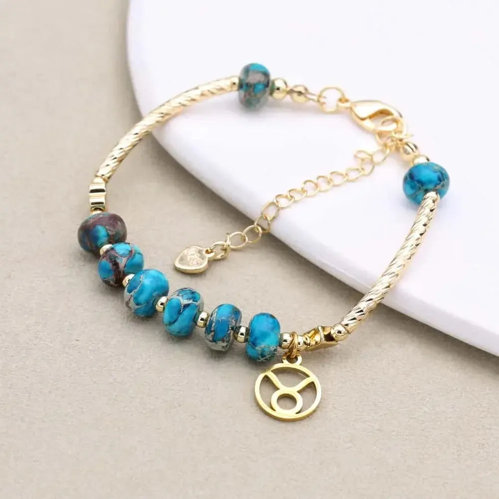 Bracelet Zodiaque en Jaspe Impérial