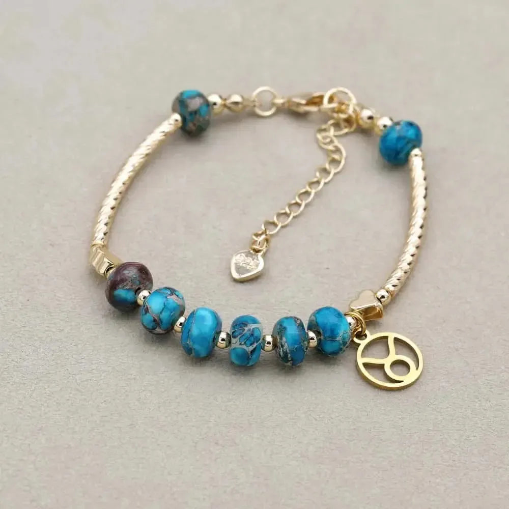 Bracelet Zodiaque en Jaspe Impérial