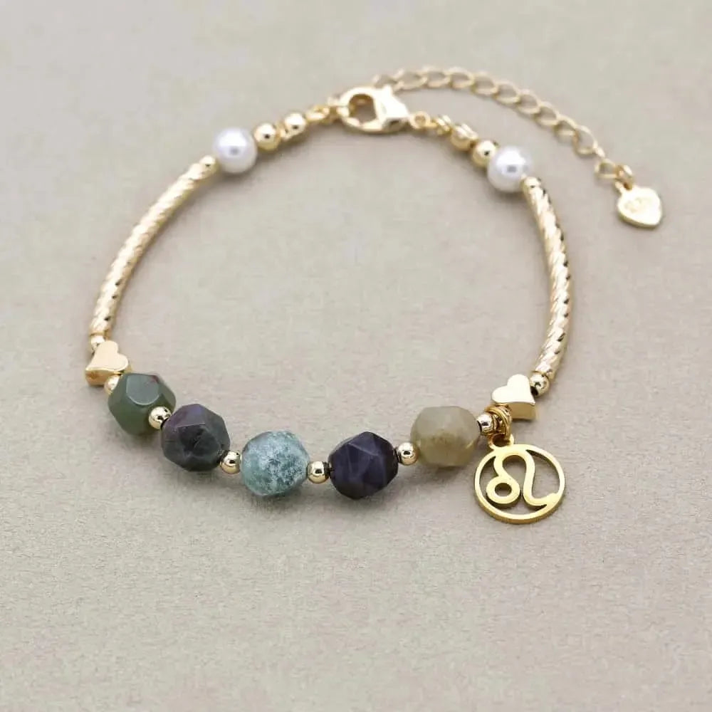 Bracelet Zodiaque en Jaspe Indien