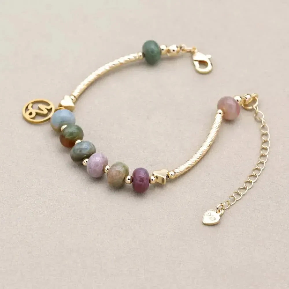 Bracelet Zodiaque en Jaspe Indien