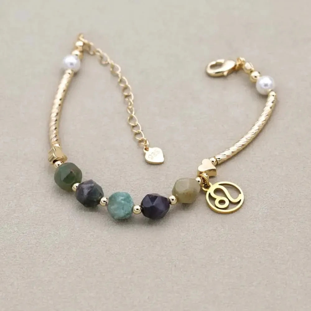 Bracelet Zodiaque en Jaspe Indien