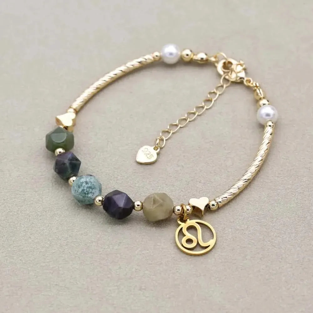 Bracelet Zodiaque en Jaspe Indien