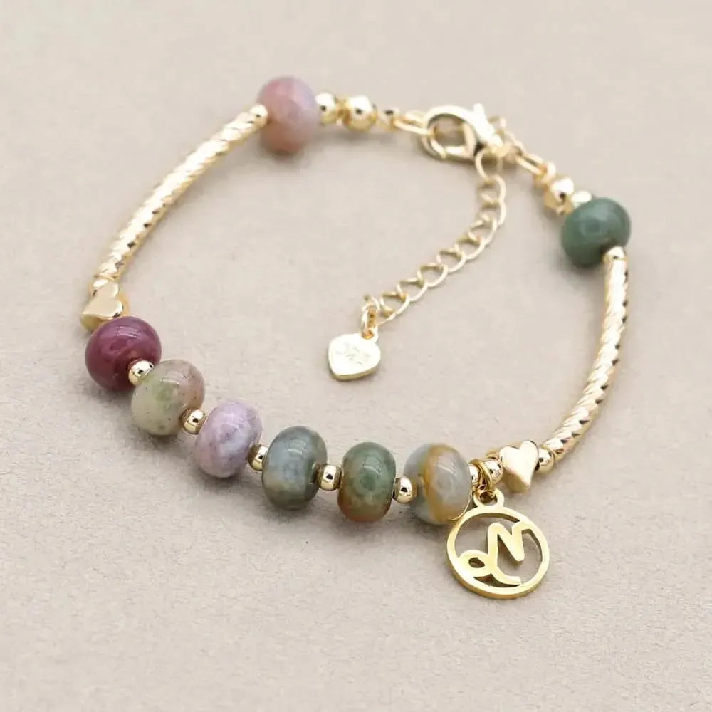Bracelet Zodiaque en Jaspe Indien