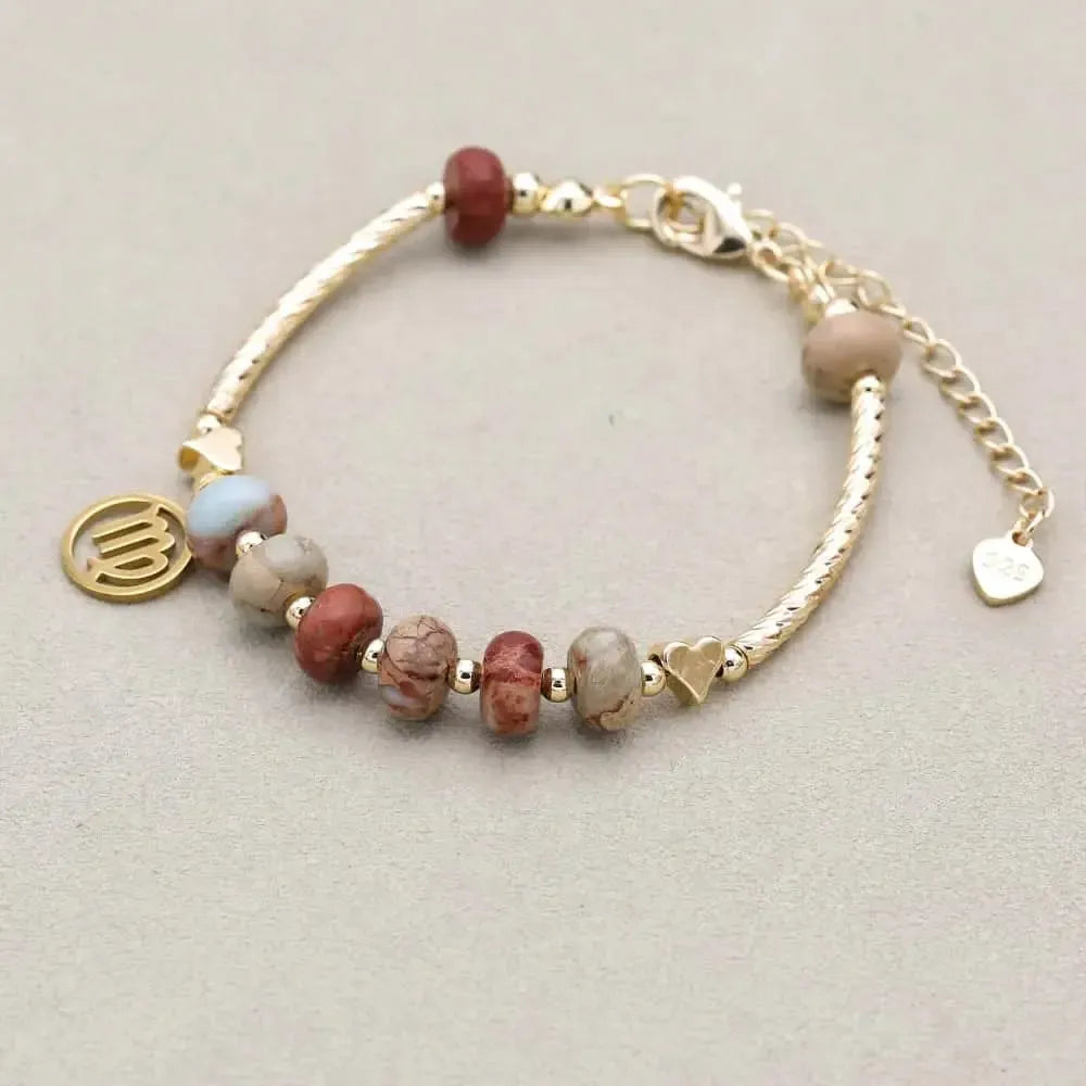 Bracelet Zodiaque en Pierre de Shoushan