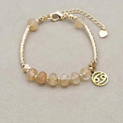 Bracelet Zodiaque en Quartz Fumé