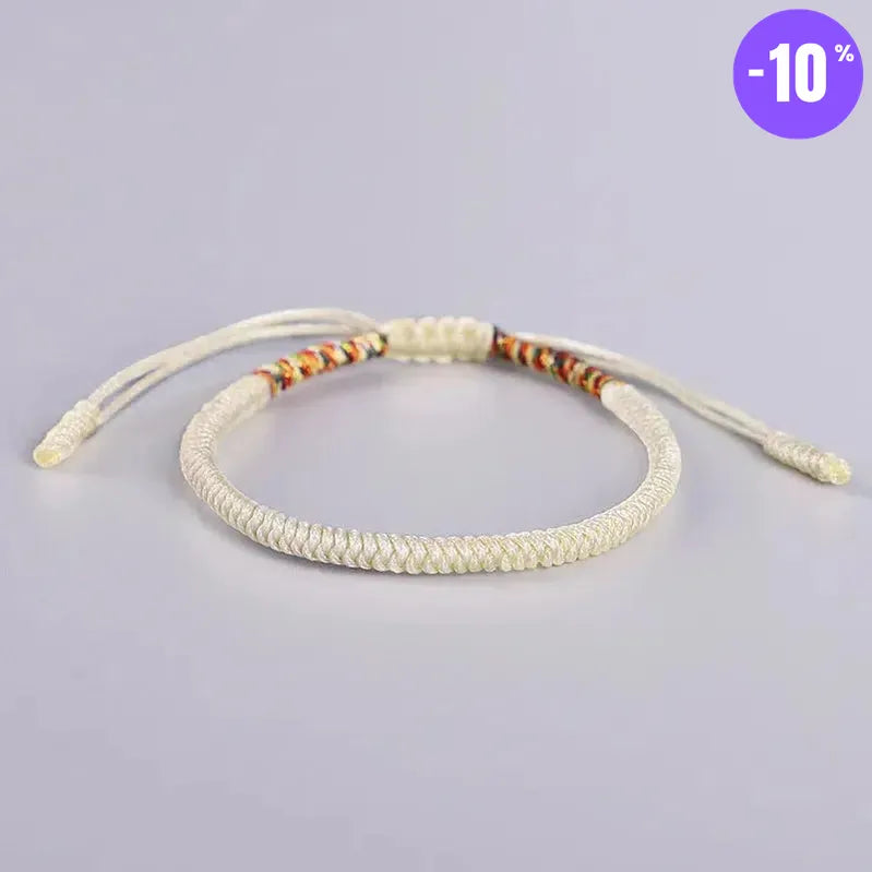 Bracelets bouddhistes porte-bonheur faits à la main