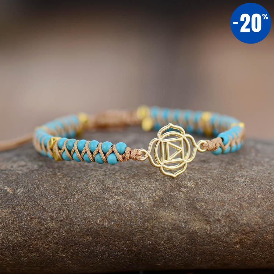 Bracelets «Muladhara» en Turquoise et Howlite