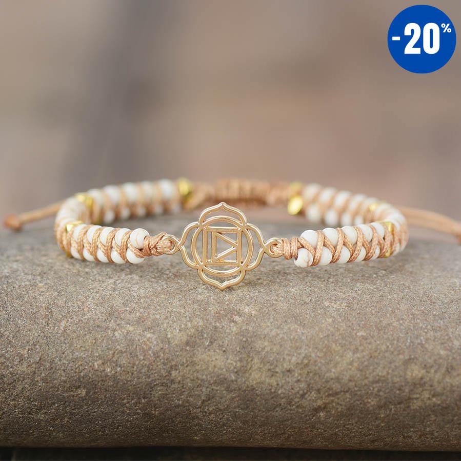 Bracelets «Muladhara» en Turquoise et Howlite