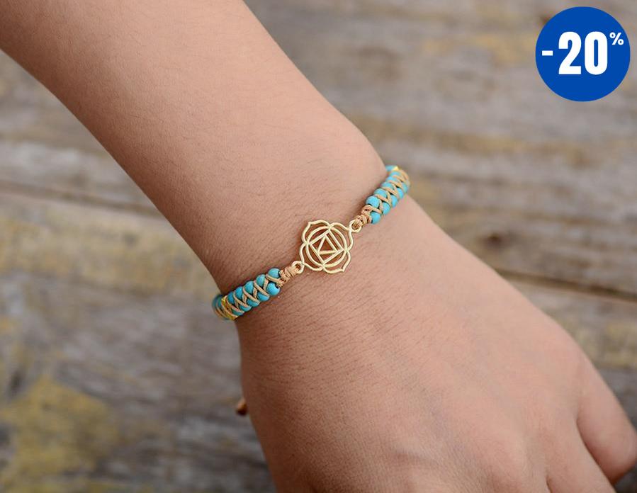 Bracelets «Muladhara» en Turquoise et Howlite