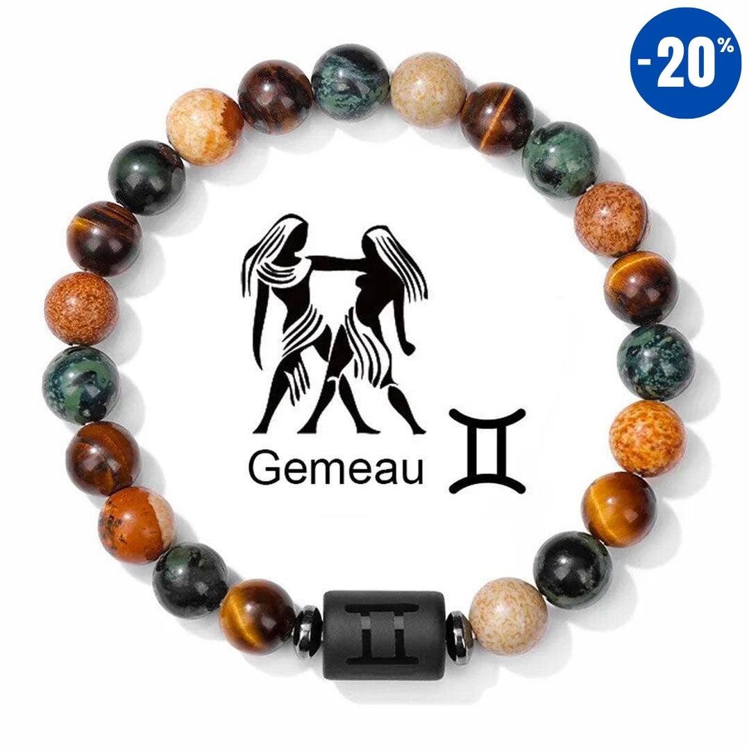 Bracelets signe du zodiaque en pierres naturelles