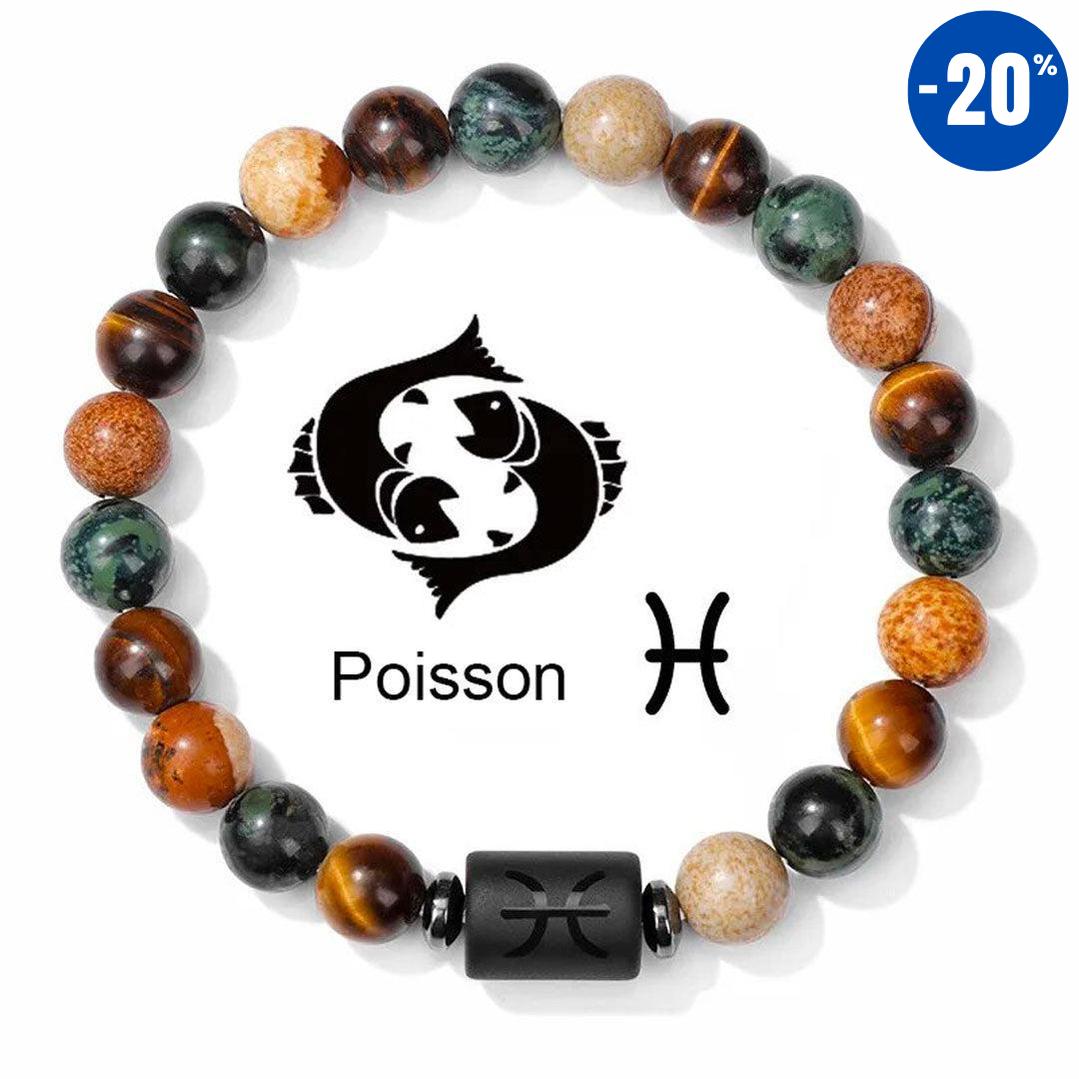 Bracelets signe du zodiaque en pierres naturelles