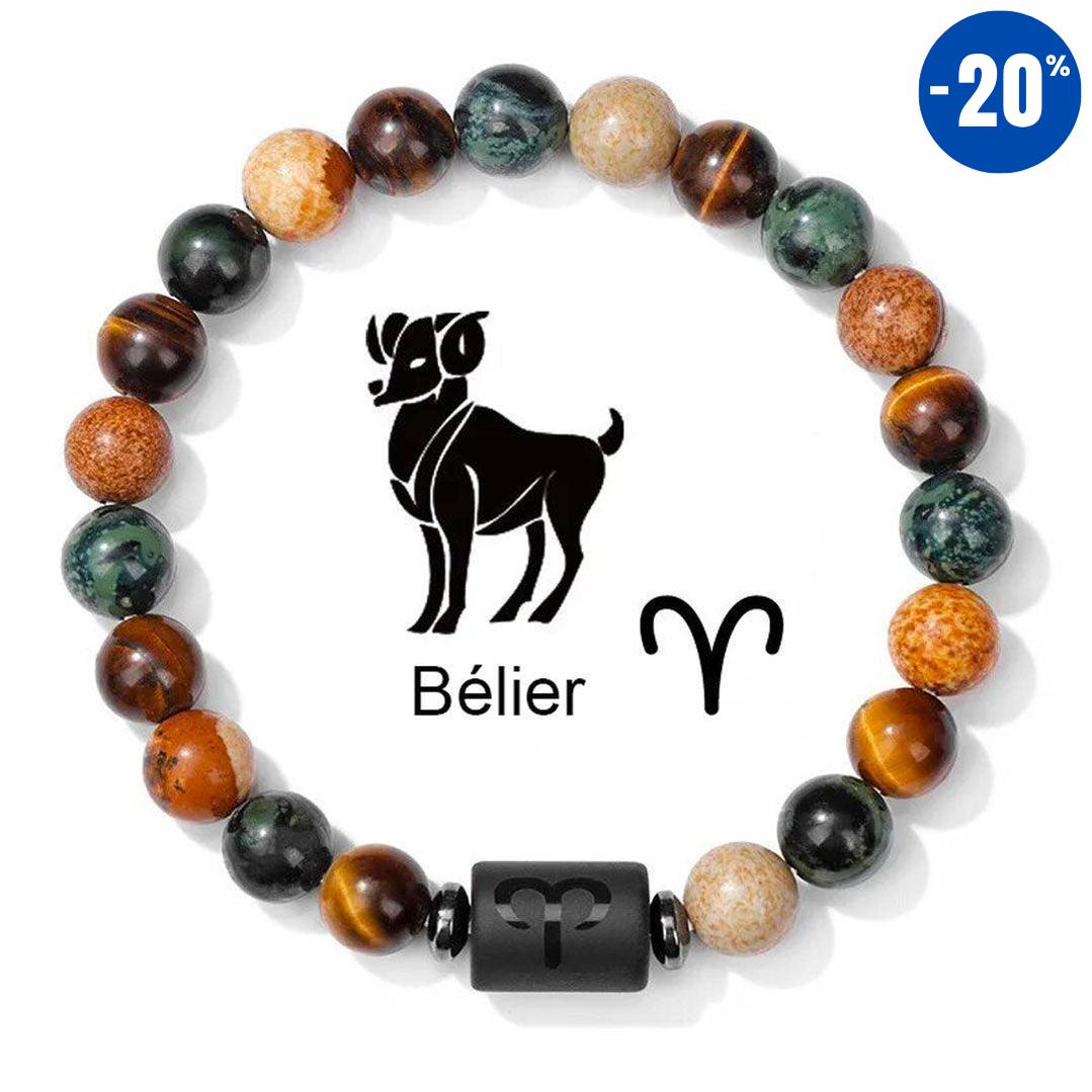 Bracelets signe du zodiaque en pierres naturelles