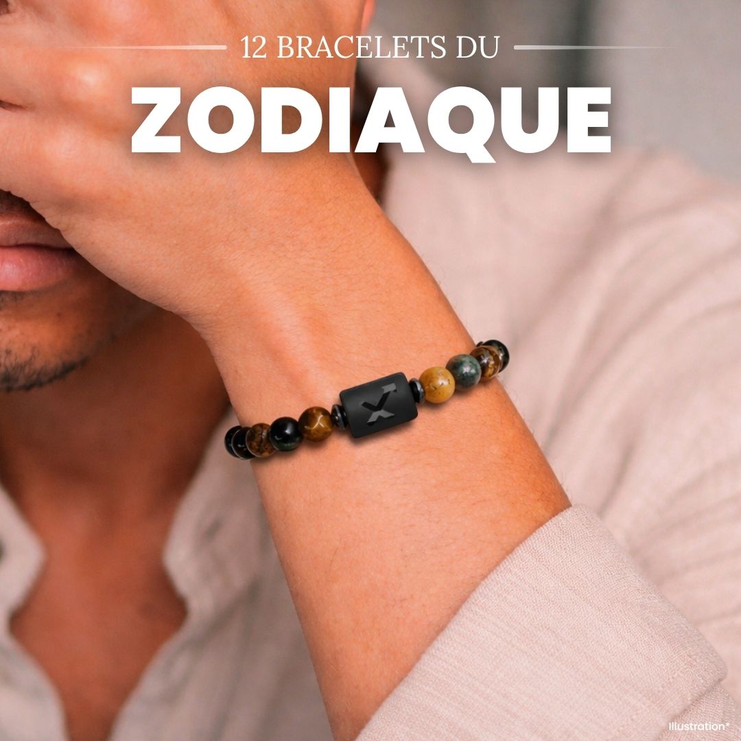 Bracelets signe du zodiaque en pierres naturelles