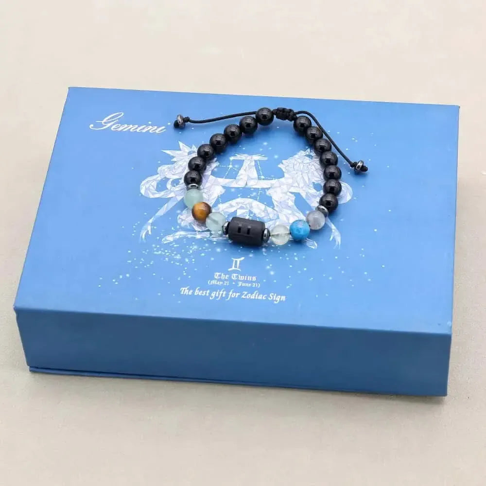 Coffret Astrologique – Bracelet et Pierres Naturelles