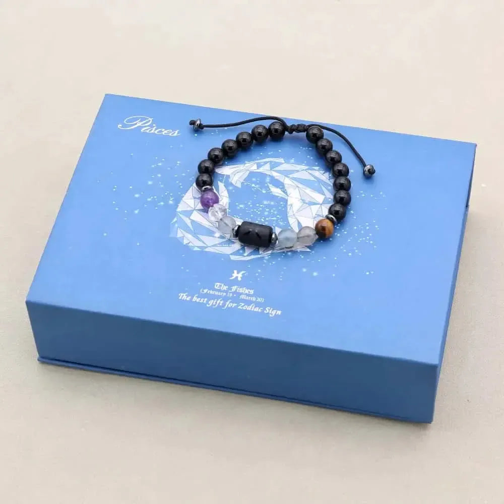 Coffret Astrologique – Bracelet et Pierres Naturelles