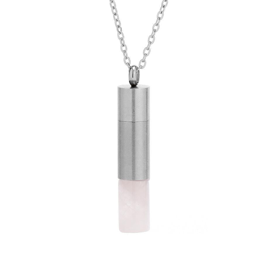 Collier Flacon Énergie en Pierres Naturelles