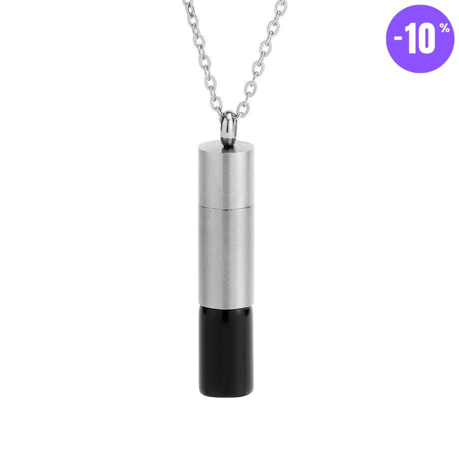 Collier Flacon Énergie en Pierres Naturelles