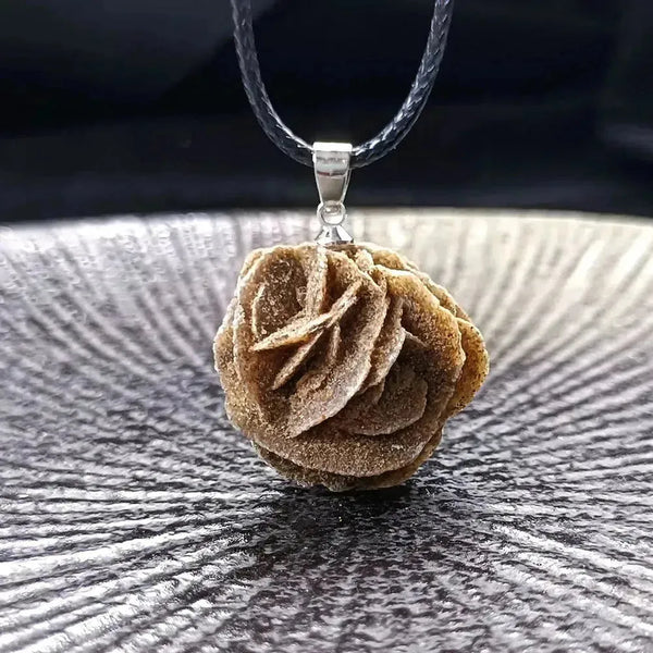 Collier Pendentif Bouddha Coeur En Cordon Ciré Réglable - Argenté