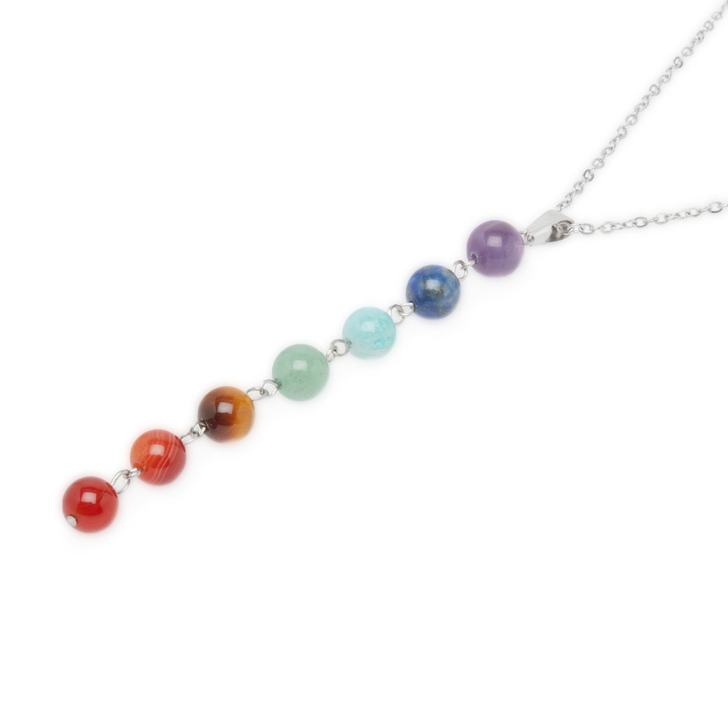 Collier "Perles des 7 Chakras"