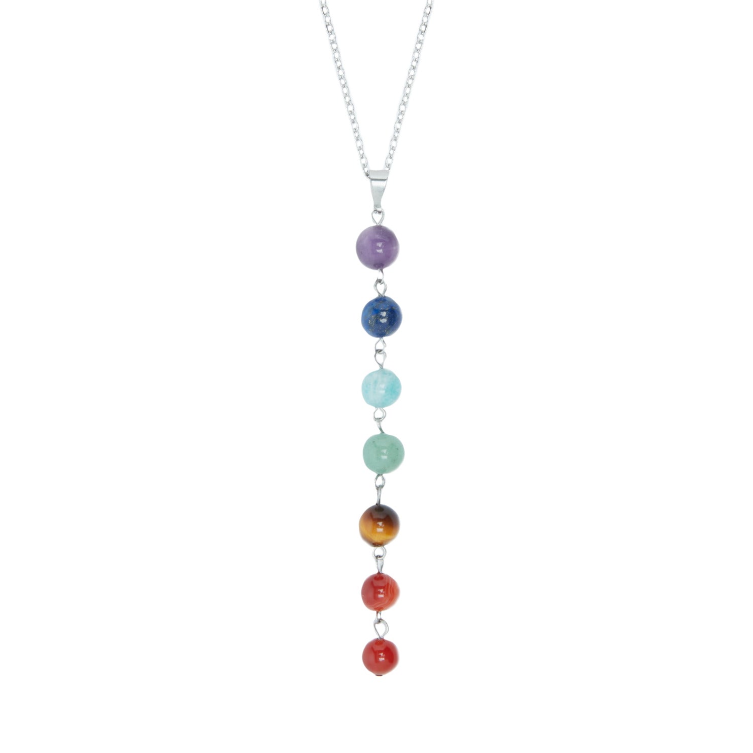 Collier "Perles des 7 Chakras"