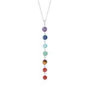 Collier "Perles des 7 Chakras"