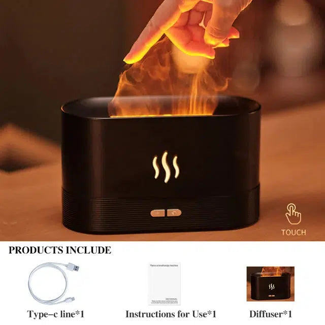 Diffuseur d'arôme pour la maison avec sa flamme LED