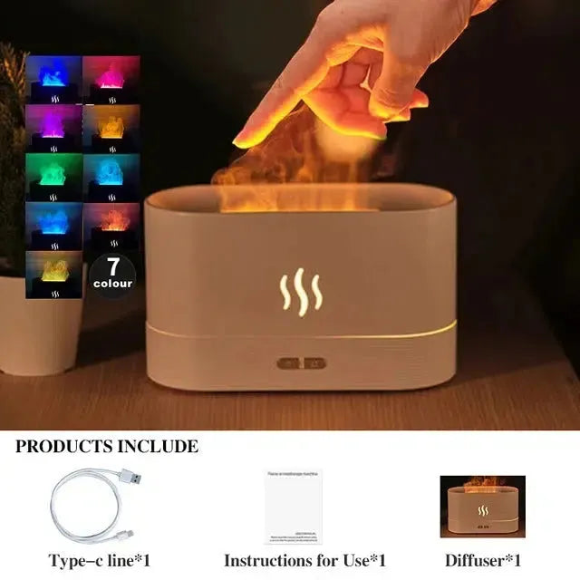 Diffuseur d'arôme pour la maison avec sa flamme LED