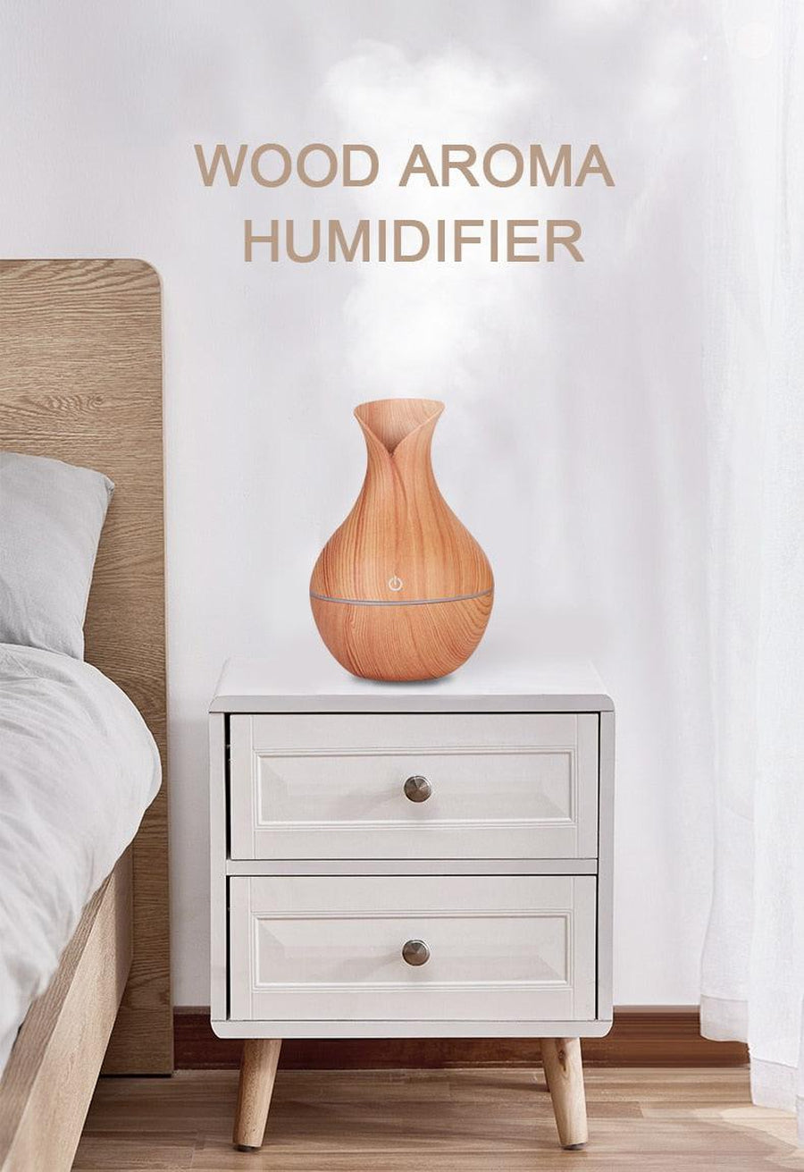 Diffuseur d’huiles essentielles design 130 ml à ultrasons
