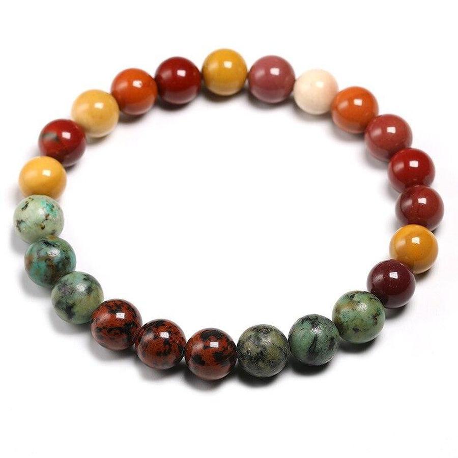 Ensemble Bracelet et Collier / Mala en pierres