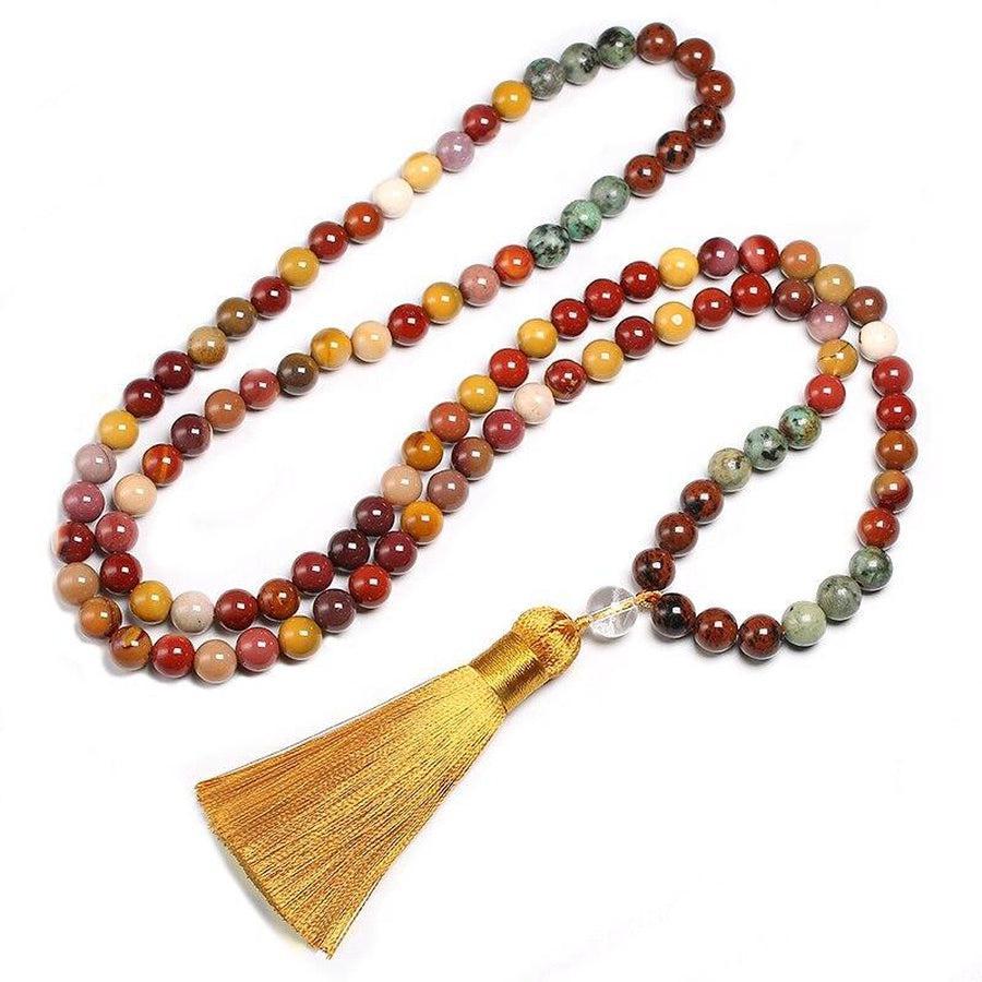 Ensemble Bracelet et Collier / Mala en pierres