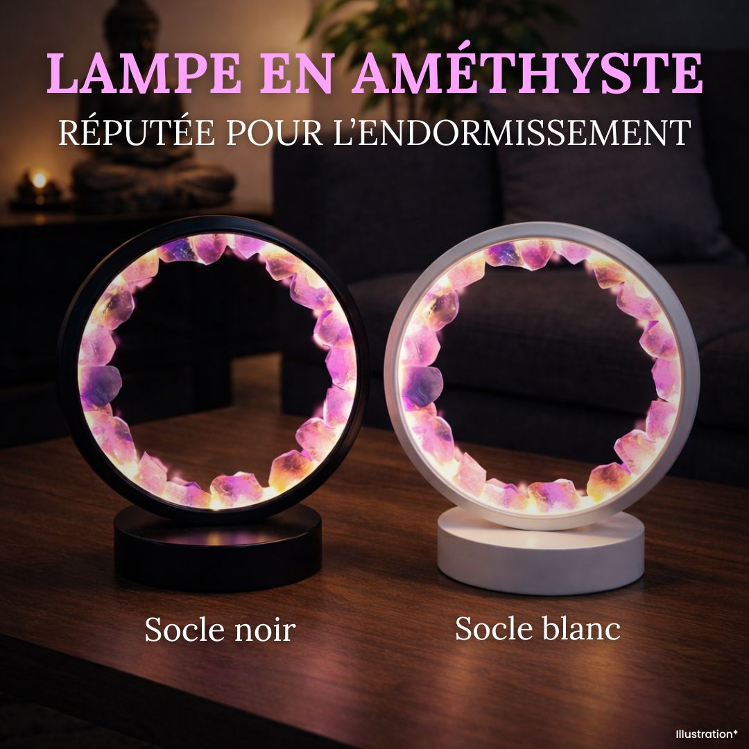 Lampe «Lumière Zen d’Améthyste»
