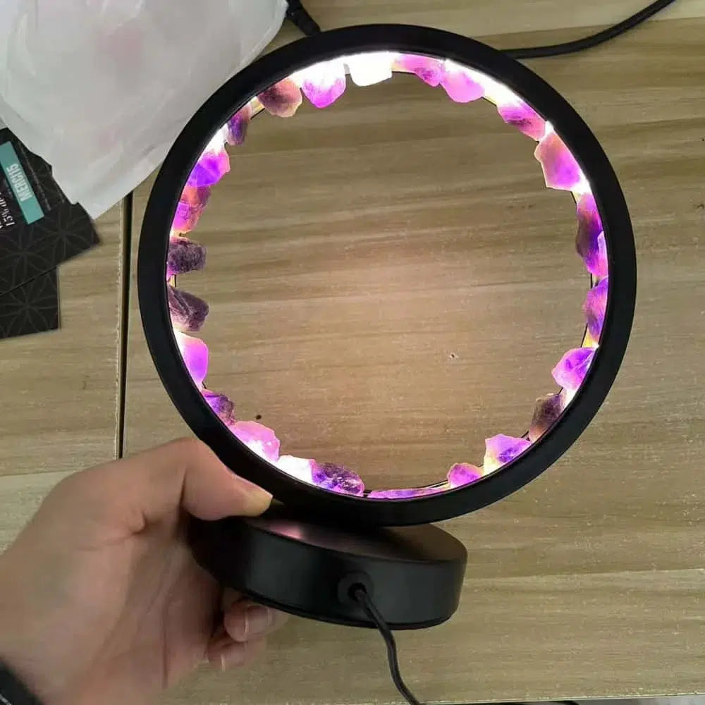Lampe «Lumière Zen d’Améthyste»