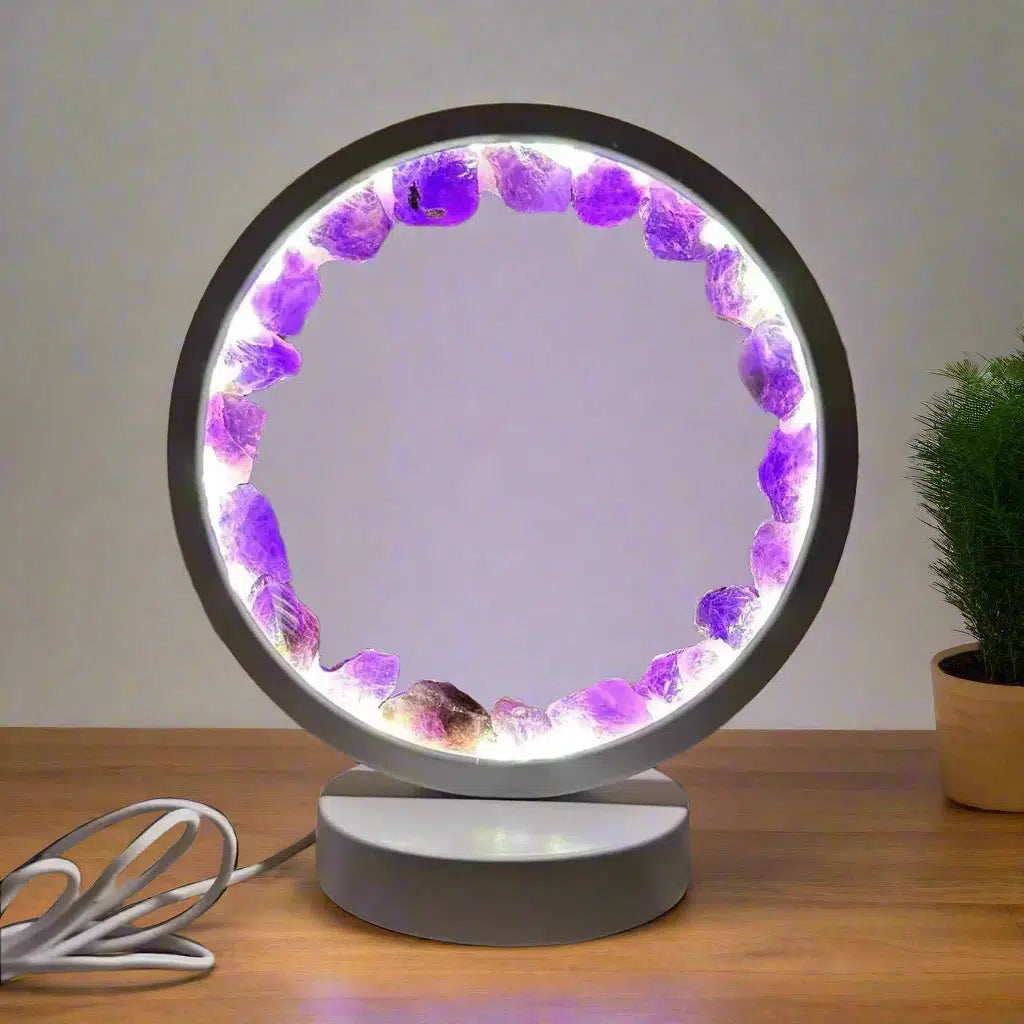 Lampe «Lumière Zen d’Améthyste»