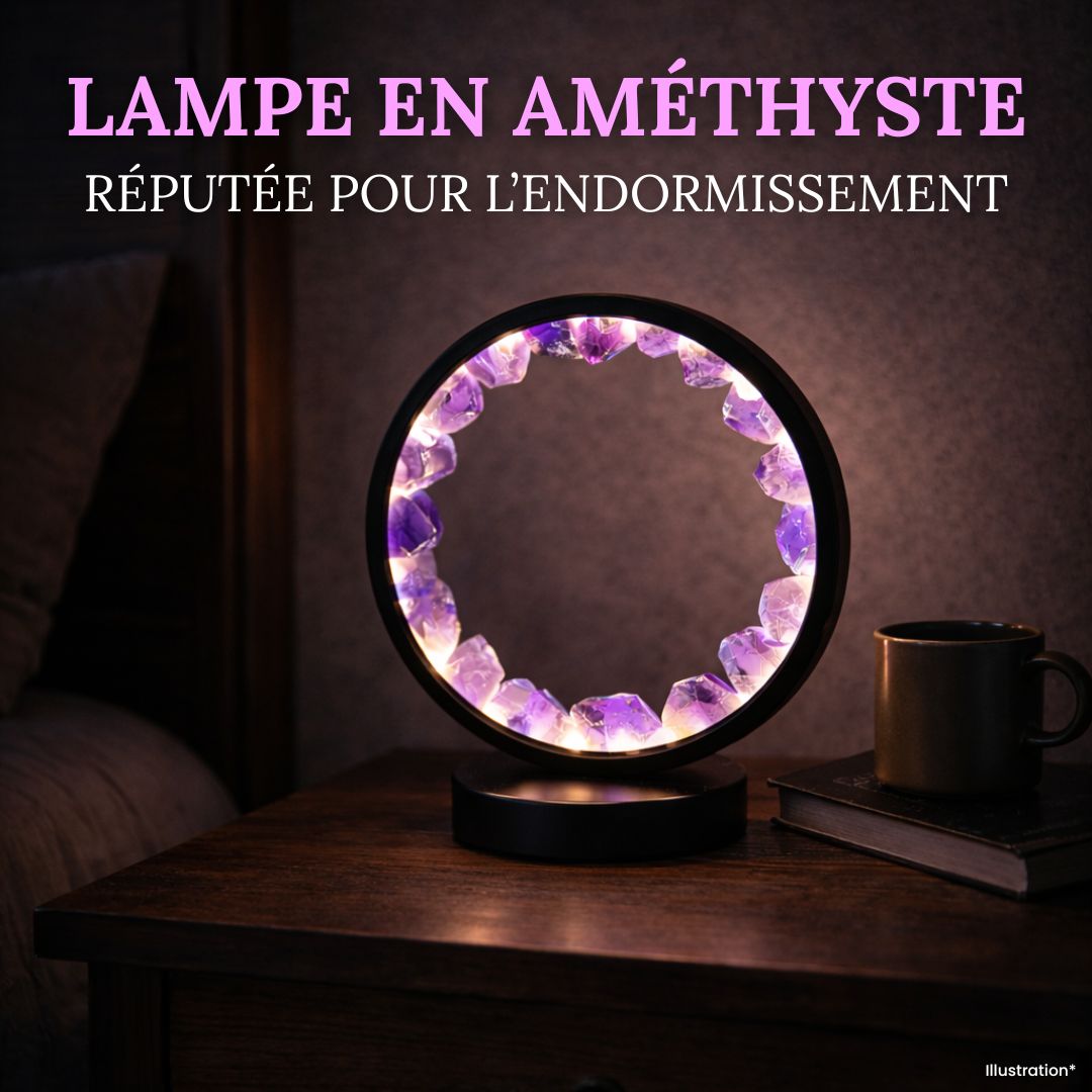 Lampe «Lumière Zen d’Améthyste»
