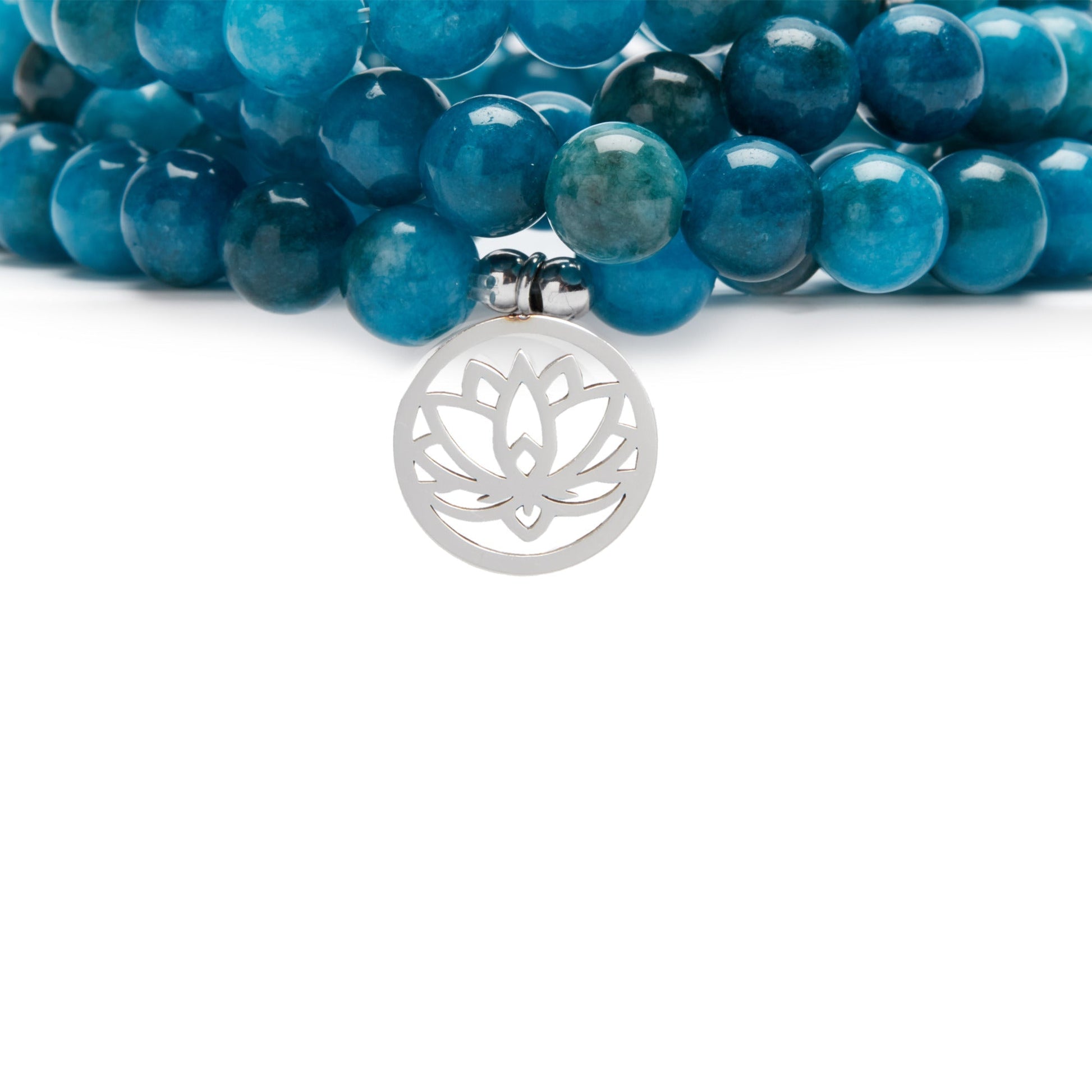 Mala "Révélation" de 108 perles en Apatite