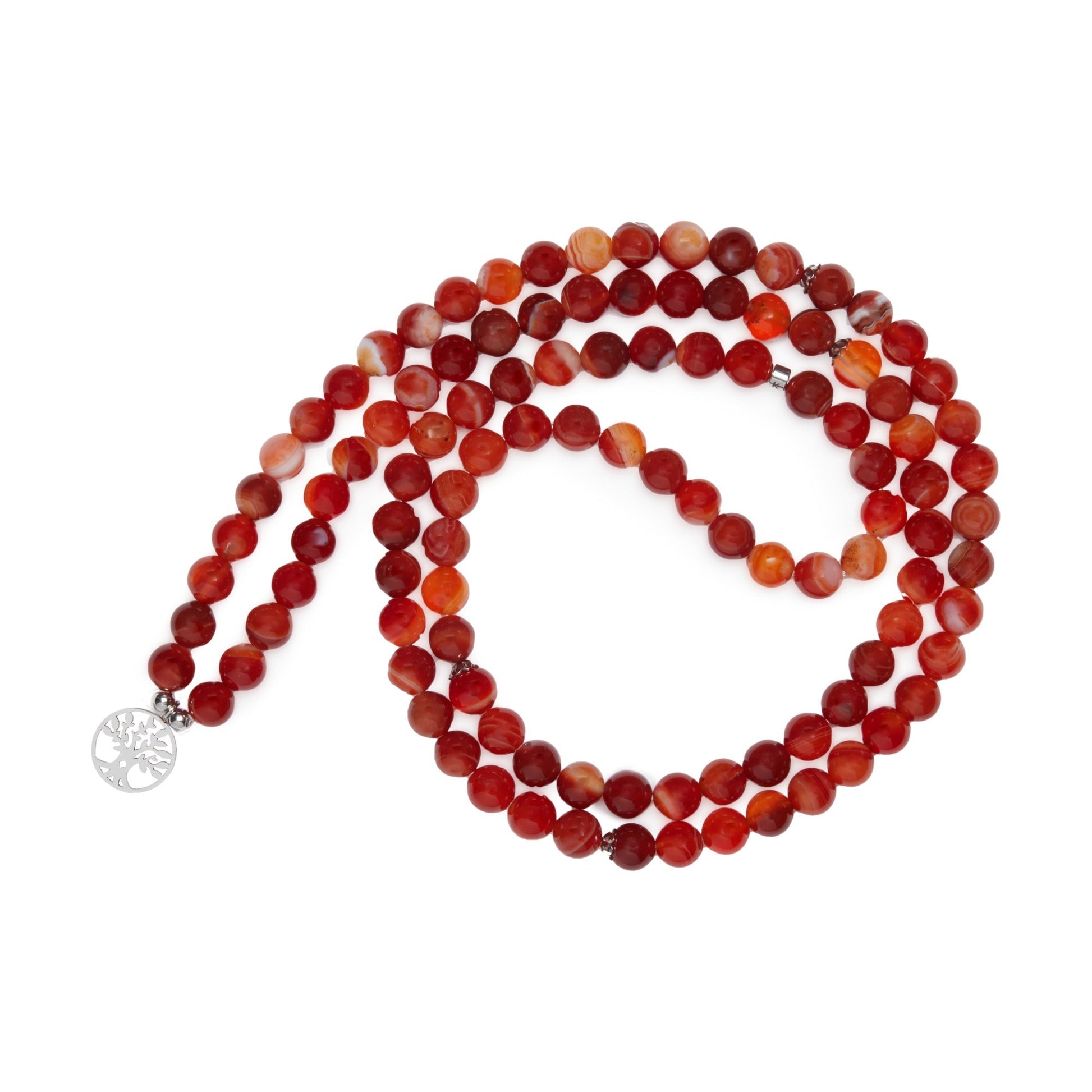 Mala "Sensualité" de 108 perles en Cornaline