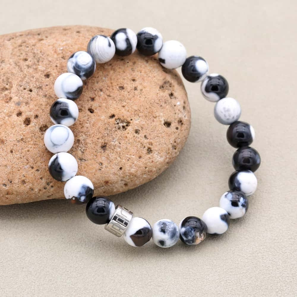 Bracelet « Protection » en Agate Orca