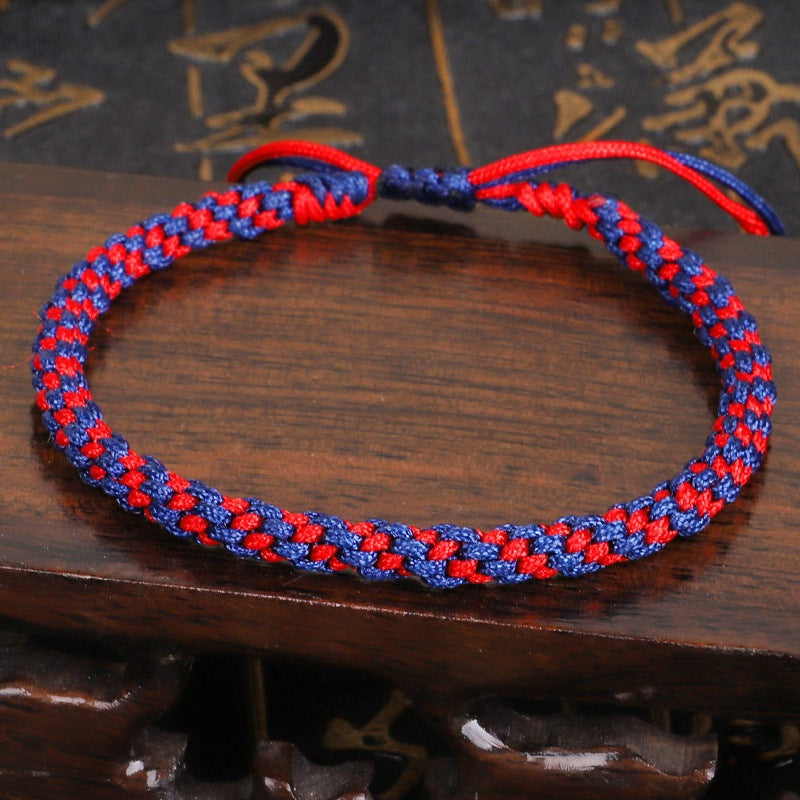 Bracelet tibétain coloré nœud chanceux