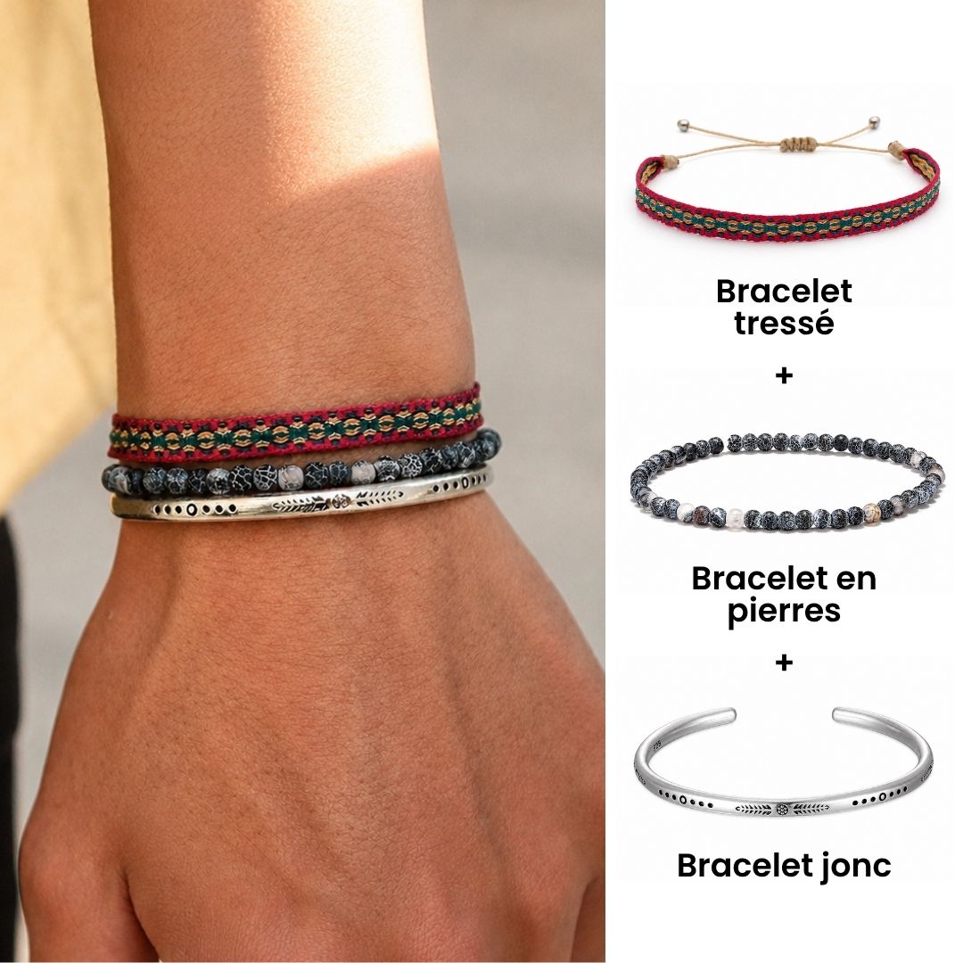 PACK Trio de Bracelets Tibétains