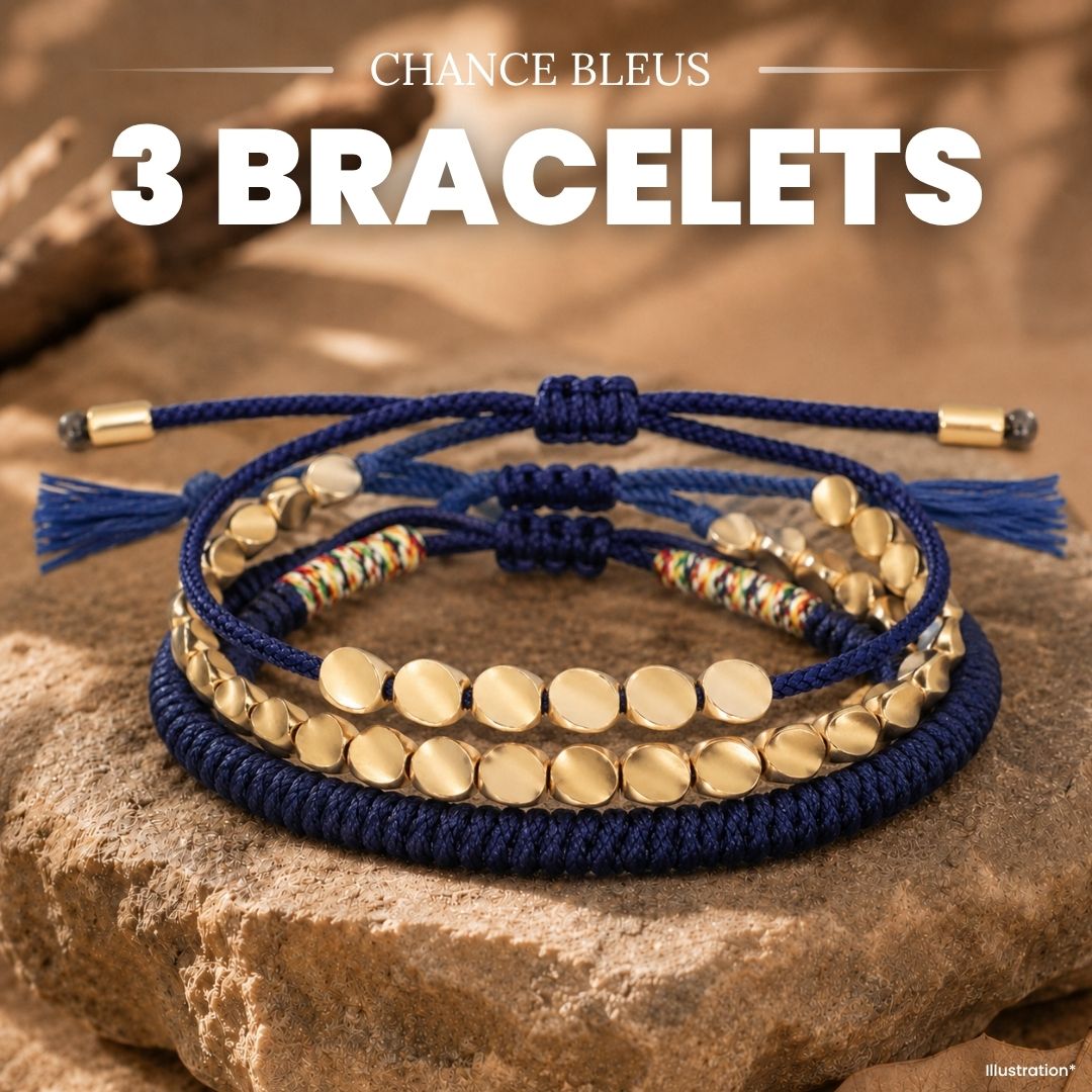 PACK Trio de Bracelets Tibétains de la Chance